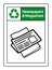 Newspapers & Magazines Recycle Symbol Sign, Vector Illustration, Isolate On White Background Label .EPS10