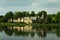 Newstead Abbey reflecting on the pond, Nottinghamshire