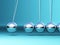 Newton cradle background