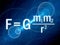 Newton`s law of universal gravitation abstract background