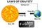 Newtons law of gravity example newton\\\'s gravity law science earth and sun