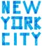 Newyork City typography, slogan, t-shirt graphics, vectors,