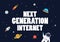 Next generation internet with space background
