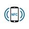 NFC payment technology icon. Near field communication concept, fast payment symbol - vector