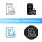 NFC and RFID pet tags icon