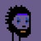 NFT non fungible tokens, crypto art, crypto punks, NFT block chain, Pixel art character on background