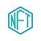 NFT symbol, non fungible token vector icon