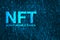 NFT technology for digital assets transaction using blockchain cryptocurrency. Non-Fungible Token secure unique ownership of art