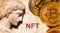 NFT token and classical art, sculpture digitization for marketplace