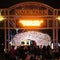 Nght view of Rotary skating trail, Gage Park entrance