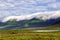 Ngorongoro valley with flowering meadows