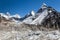 Ngozumba glacier and Mount Everest