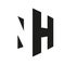 NH logo letter icon.