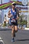 NHA TRANG, KHANH HOA PROVINCE, VIETNAM - JULY 14, 2019: Jasper Abramowski is a triathlon participant in the Challenge Vietnam