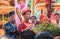 Nha Trang, Vietnam: participants of a ceremonial costume procession of Po Nagar Temple celebration / Le hoi Thap Ba Ponagar