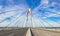 Nhat Tan Bridge or Vietnam - Japan Friendship Bridge,the cable-stayed bridge crossing the Red River in Hanoi, inaugurated on 4 Jan