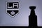 NHL Hockey Concept photo. silhouette of Stanley Cup