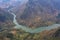 Nho Que river and Ma Pi Leng mountain pass in Ha Giang province, Vietnam