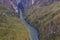 Nho Que river and Ma Pi Leng mountain pass in Ha Giang province, Vietnam