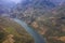 Nho Que river and Ma Pi Leng mountain pass in Ha Giang province, Vietnam