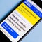 NHS App Mobile Or Smart Phone Screenshot Prescription Ordering Service During Covid-19 Pandemic