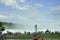 Niagara Falls, 24th June: Tourists Watching Rainbow at Niagara Falls from Canadian side