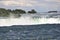 Niagara Falls aerial Horseshoe landscape from Canadian side