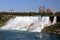 Niagara Falls, Bridal Veil fall on the US side, view from Canadian side