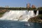 Niagara Falls, Bridal Veil fall on the US side, view from Canadian side