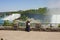 Niagara Falls Canada 06.17.2020 Tourists photographed against the backdrop of the waterfall. The situation of territorial distance