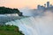 Niagara Falls closeup at dusk