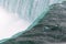 Niagara Falls closeup edge of falling water