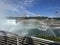 Niagara Falls Rainbow with Red Ferry