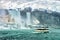 Niagara Falls and ship