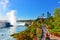 Niagara Falls in a sunny day in autumn in Canada