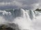 Niagara with stormy clouds imminent