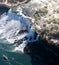 Niagara waterfall from above,Aerial view of Niagara waterfall.