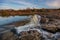 Niagara Waterfall on the river Cijevna near Podgorica, Montenegro