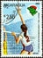 NICARAGUA - CIRCA 1982: A stamp printed in Nicaragua shows Volleyball, circa 1982.