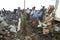 Nicaraguans working in garbage dump, Managua