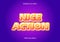 Nice action purple background text effect