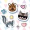 Nice animals patches fashion design