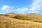 Nice autumn landscape with cloudly sky