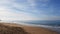 Nice Beart beach in France with clean water and blue sky