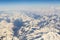 Nice of bird eye view of Himalaya range on the way to Leh Ladakh india