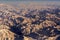 Nice of bird eye view of Himalaya range on the way to Leh Ladakh india.