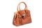 Nice brown crocodile leather woman handbag