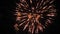 Nice close up firework in dark sky for Christmas and New Year