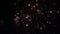 Nice close up firework in dark sky for Christmas and New Year