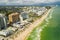 Nice colorful aerial drone photo of Fort Lauderdale Beach FL